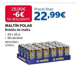 Costco MALTÍN POLAR Bebida de malta oferta
