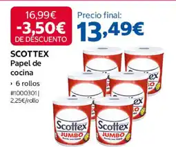 Costco SCOTTEX Papel de cocina oferta