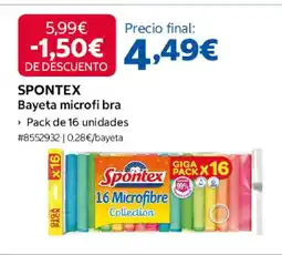 Costco SPONTEX Bayeta microfi bra oferta