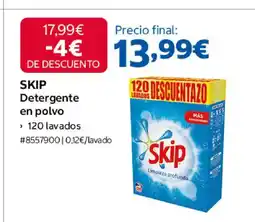 Costco SKIP Detergente en polvo oferta