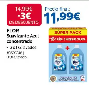 Costco FLOR Suavizante Azul concentrado oferta