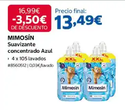 Costco MIMOSÍN Suavizante concentrado Azul oferta