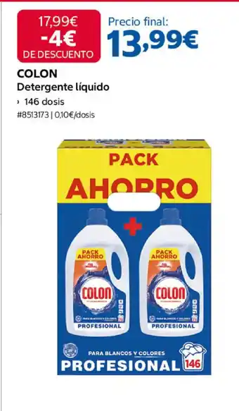 Costco COLON Detergente líquido oferta