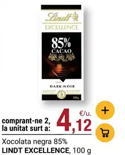 BonpreuEsclat LINDT EXCELLENCE Xocolata negra 85% oferta