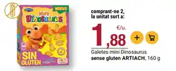 BonpreuEsclat ARTIACH Galetes mini Dinosaurus sense gluten oferta