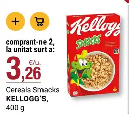 BonpreuEsclat KELLOGG'S, Cereals Smacks oferta