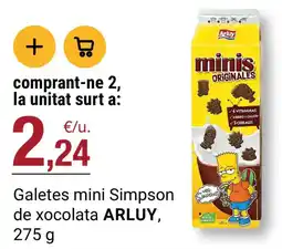 BonpreuEsclat ARLUY Galetes mini Simpson de xocolata oferta