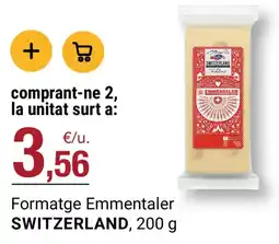 BonpreuEsclat SWITZERLAND Formatge Emmentaler oferta