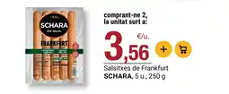 BonpreuEsclat SCHARA Salsitxes de Frankfurt oferta