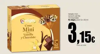 Ifa eliges - helado mini conos