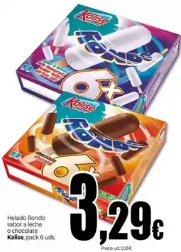 Unide Market Kalise - helado rondo sabor a leche o chocolate oferta