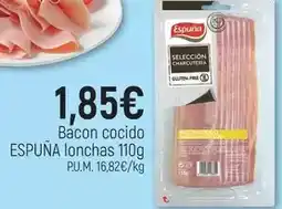 CoMarket Espuña - bacon cocido lonchas oferta