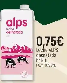 CoMarket Alpen - leche desnatada brik oferta