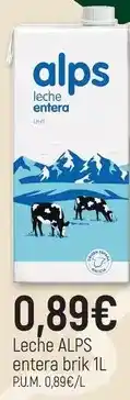 CoMarket Alpen - leche entera brik oferta