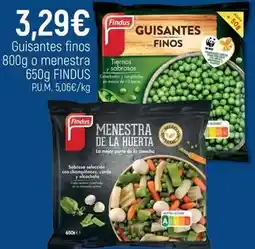CoMarket Findus - guisantes finos o menestra oferta