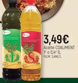 CoMarket Coaliment - aceite 1° o 0,4° oferta