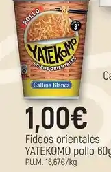 CoMarket Yatekomo - fideos orientales pollo oferta