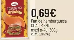 CoMarket Coaliment - pan de hamburguesa maxi oferta