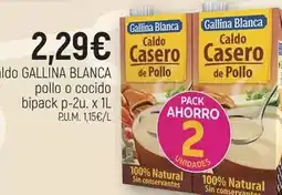 CoMarket Gallina blanca - caldo pollo o cocido bipack oferta