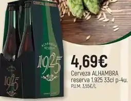 CoMarket Alhambra - cerveza reserva 1925 oferta