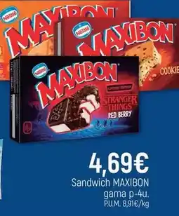 CoMarket Nestlé - sandwich maxibon gama oferta