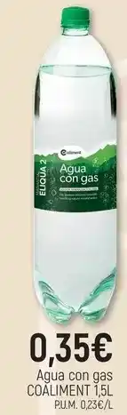 CoMarket Coaliment - agua con gas oferta