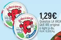 CoMarket La vaca que ríe - quesitos original o light oferta