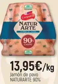 CoMarket Naturarte - jamón de pavo 90% oferta