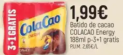CoMarket Cola cao - batido de cacao energy oferta