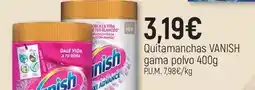 CoMarket Vanish - quitamanchas gama polvo oferta