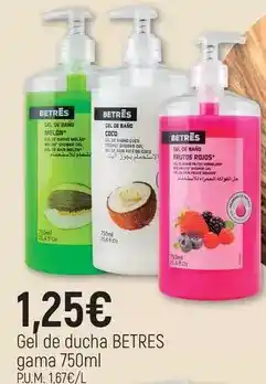 CoMarket Betres - gel de ducha oferta