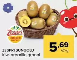 Autoservicios Familia Zespri - sungold kiwi amarillo granel oferta