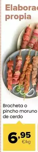 Autoservicios Familia Brocheta o pincho moruno de cerdo oferta