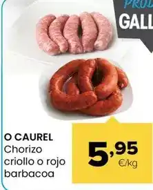 Autoservicios Familia O'caurel - chorizo criollo o rojo barbacoa oferta