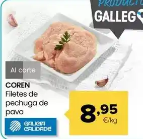 Autoservicios Familia Coren - filetes de pechuga de pavo oferta
