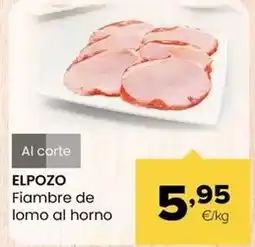 Autoservicios Familia Elpozo - fiambre de lomo al horno oferta