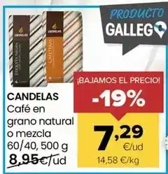 Autoservicios Familia Candelas - cafe en grano natural o mezcla oferta