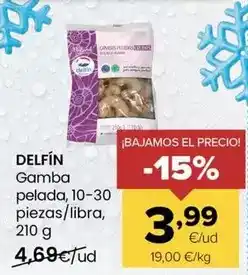 Autoservicios Familia Delfín - gamba pelada oferta