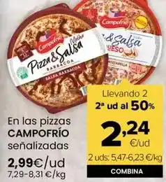 Autoservicios Familia Campofrío - en las pizzas senalizadas oferta