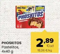Autoservicios Familia Phoskitos - pastelitos oferta