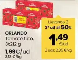 Autoservicios Familia Orlando - tomate frito oferta