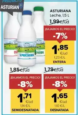 Autoservicios Familia Asturiana - leche oferta
