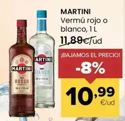 Autoservicios Familia Martini - vermu rojo o blanco oferta