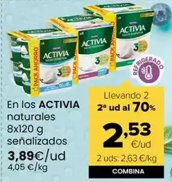 Autoservicios Familia Activia - en los naturales senalizados oferta