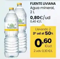 Autoservicios Familia Fuente liviana - agua mineral oferta