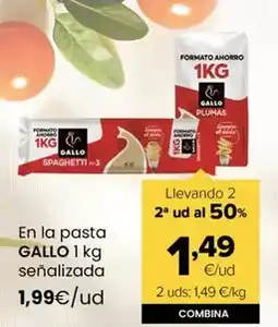Autoservicios Familia Gallo - en la pasta senalizada oferta