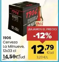 Autoservicios Familia 1906 - cerveza la milnueve oferta