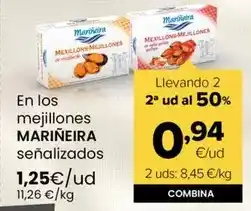 Autoservicios Familia Marineira - en los mejillones senalizados oferta