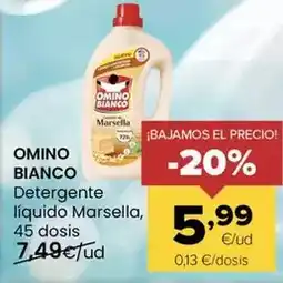 Autoservicios Familia Omino bianco - detergente líquido marsella oferta