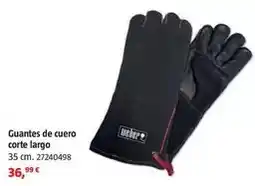 Bauhaus Weber - guantes de cuero corte largo oferta